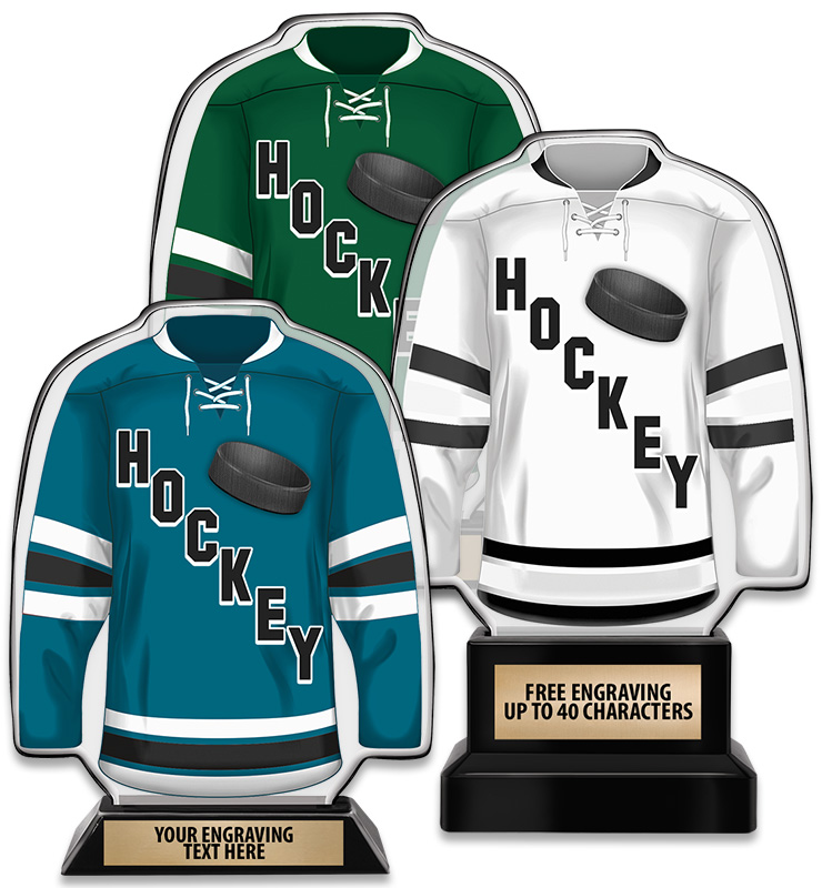 Acrylic Hockey Jersey Front