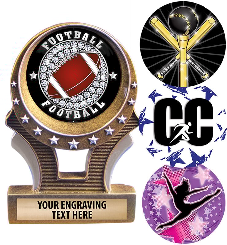 4 1/2" Universal Gold Trophy