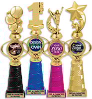 Bravo Oval Flame Insert Riser Trophy