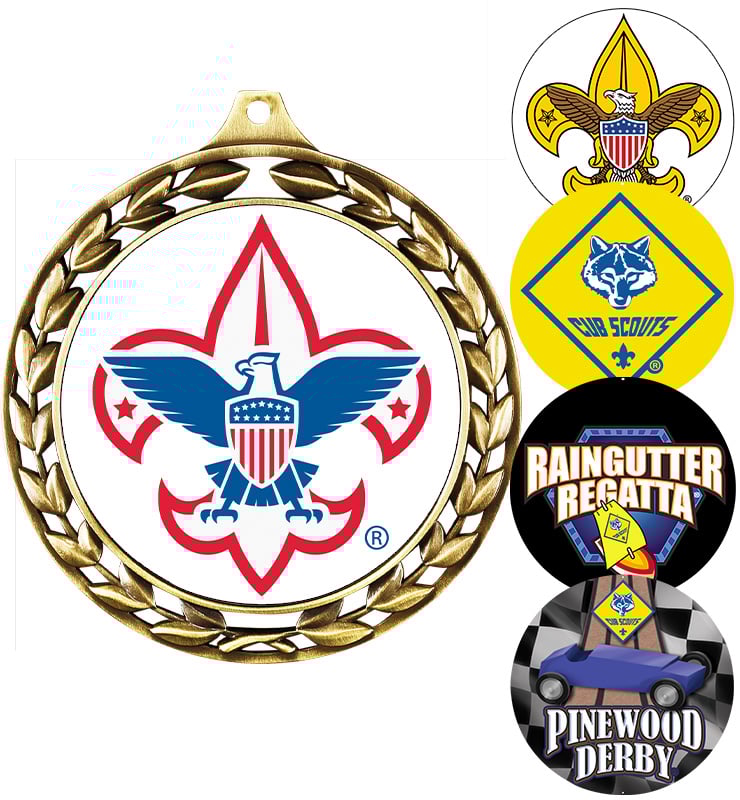 Laurel Wreath Scouts&trade; Insert Medal