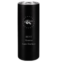 Black Slim Tumbler 20oz