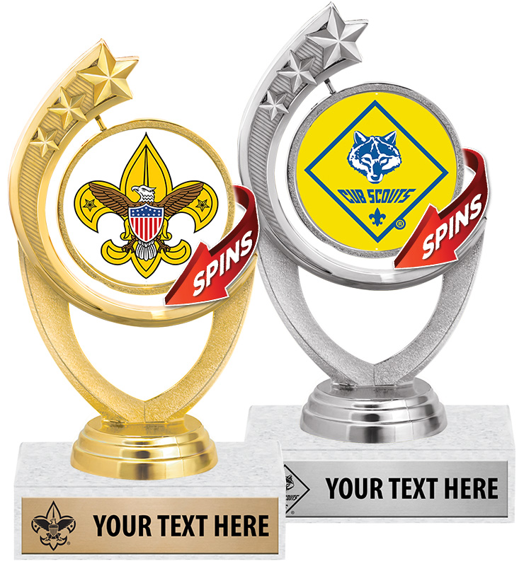 5 1/2" Comet Spinner Scouts™ Trophies