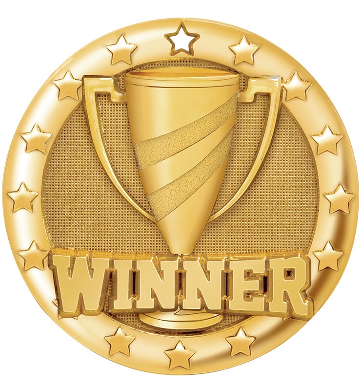 2" Winner Blaze Medal