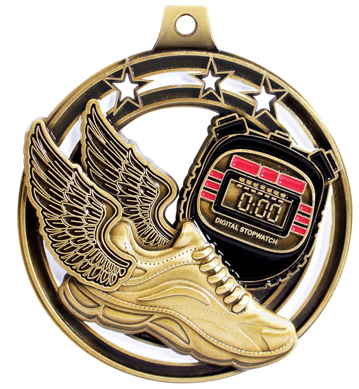 2 1/4" Winged Foot Shieldz Medals