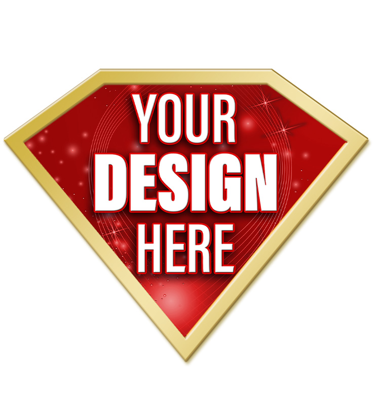 .88" Diamond Bling Insert Pin