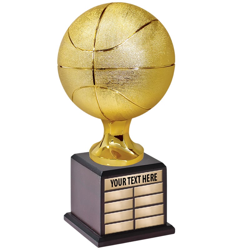 20 1/2" Regulation Size Champion Basketball Perpetual Trophy