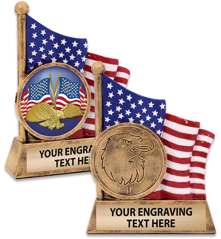 American Flag Sculptures