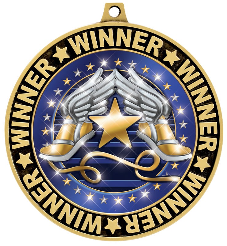 2 3/4" Winner Perimeter Insert Medal