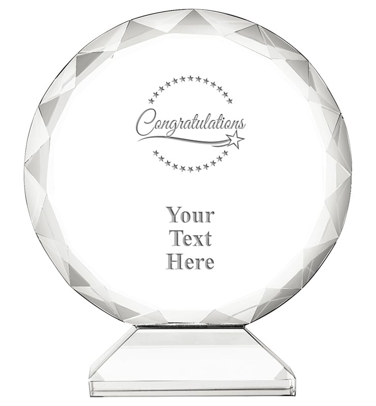 Orbit Crystal Paperweight