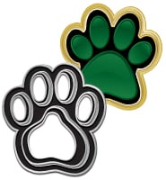 Paw Print Pins