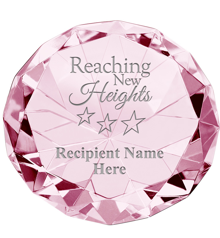 Pink 80 Carat Diamond Paperweight