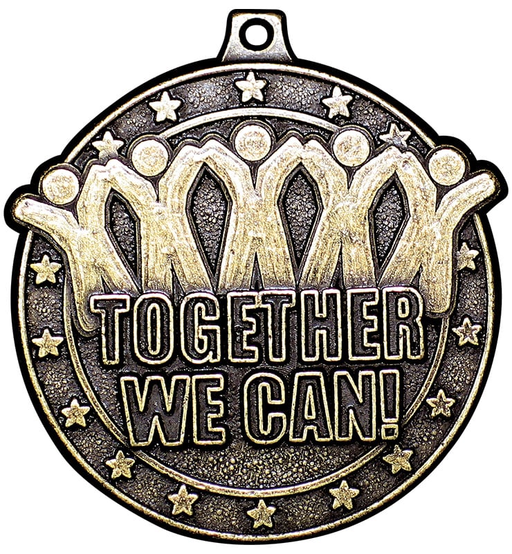 2" Together We Can Medals