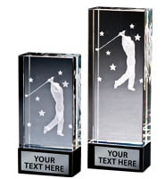 Golf Onyx Laser Crystal