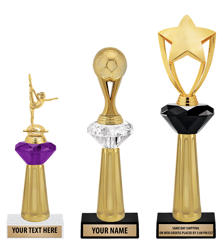 10" - 12" Bella Crystalline Trophies