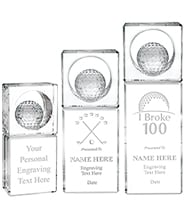 Golf Winners Circle Crystal