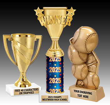 Trophies Free Shipping on Orders $100+