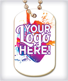 Custom Printed Bronze Dog Tags image