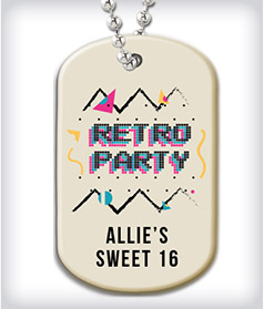 Custom Printed Silver Dog Tags image