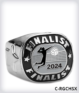 Custom Metal Inlay Finalist Ring image