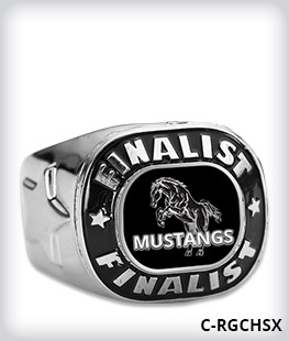 Custom Metal Inlay Finalist Ring image