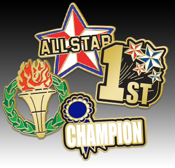 Achievement Pins Ship Same Day