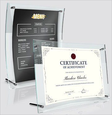 In Stock! Insert Your Own 8.5" x 11" Sign