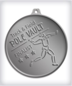 Antique Silver Custom Track Medals image