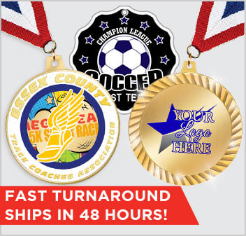 Medals With Fast Shipping!