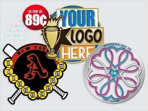 Any Shape or Size - FREE 4 Colors (50 pc min)