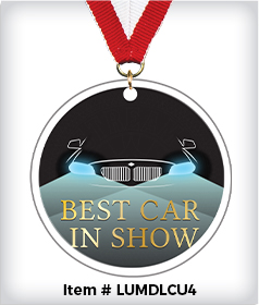 Circle Custom 4" Acrylic Medal image