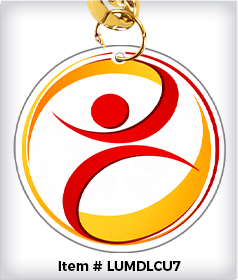 Circle Custom 7" Acrylic Medal image