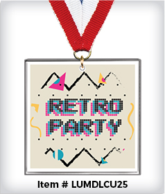 Square Custom 2.5” Acrylic Medal image