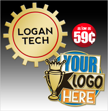 Any Shape, Any Size! Free 4 Colors (50 pc min)