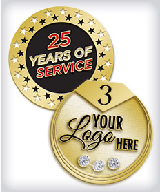 Custom Years Of Service Pins image