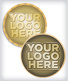 Custom Gold Coins With Your Logo image