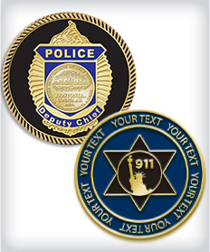Custom Police Coins image