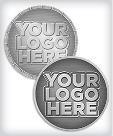Custom Silver Coins With Your Logo image