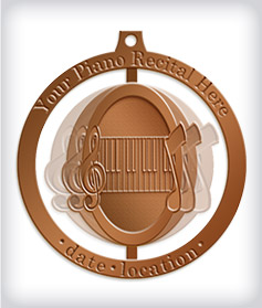 Antique Bronze Custom Spinning Medals image