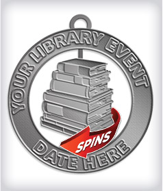 Antique Silver Custom Spinning Medals image