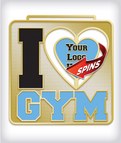 Color Enamel Custom Spinning Medals image