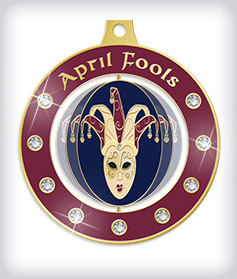 Rhinestone Custom Spinning Medals image