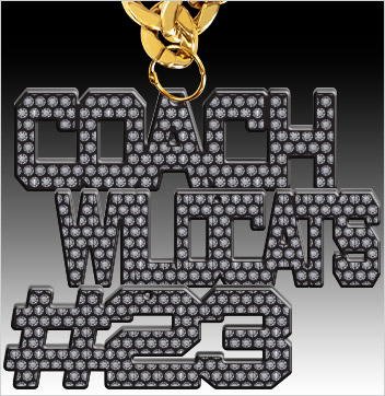 Make A Statement! Features A Rhinestone Design Spelling Out Your Message