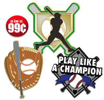 Baseball Pins Many Styles To Choose From!