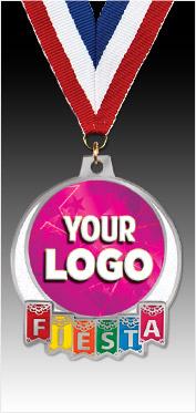 Custom Fiesta Insert Medal