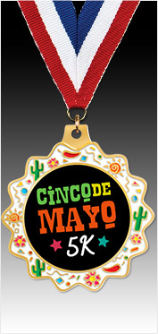 Custom Fiesta Insert Medal