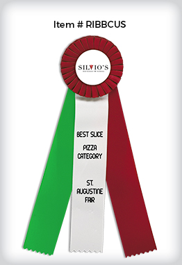 3 Streamer Rosette Ribbons image