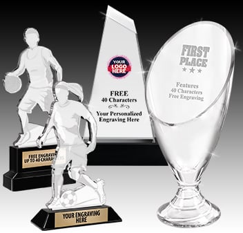 Sale Crystals & Acrylics Color Print Or Laser Engrave