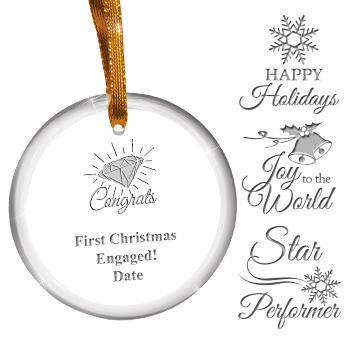 Crystal Ornaments Ship Same Day