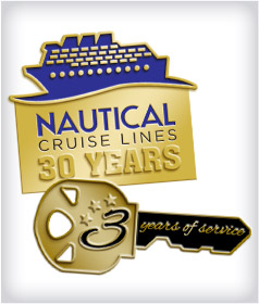 Custom Years of Service Color Enamel Pins image