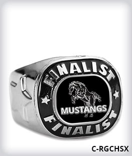Custom Metal Inlay Finalist Ring image